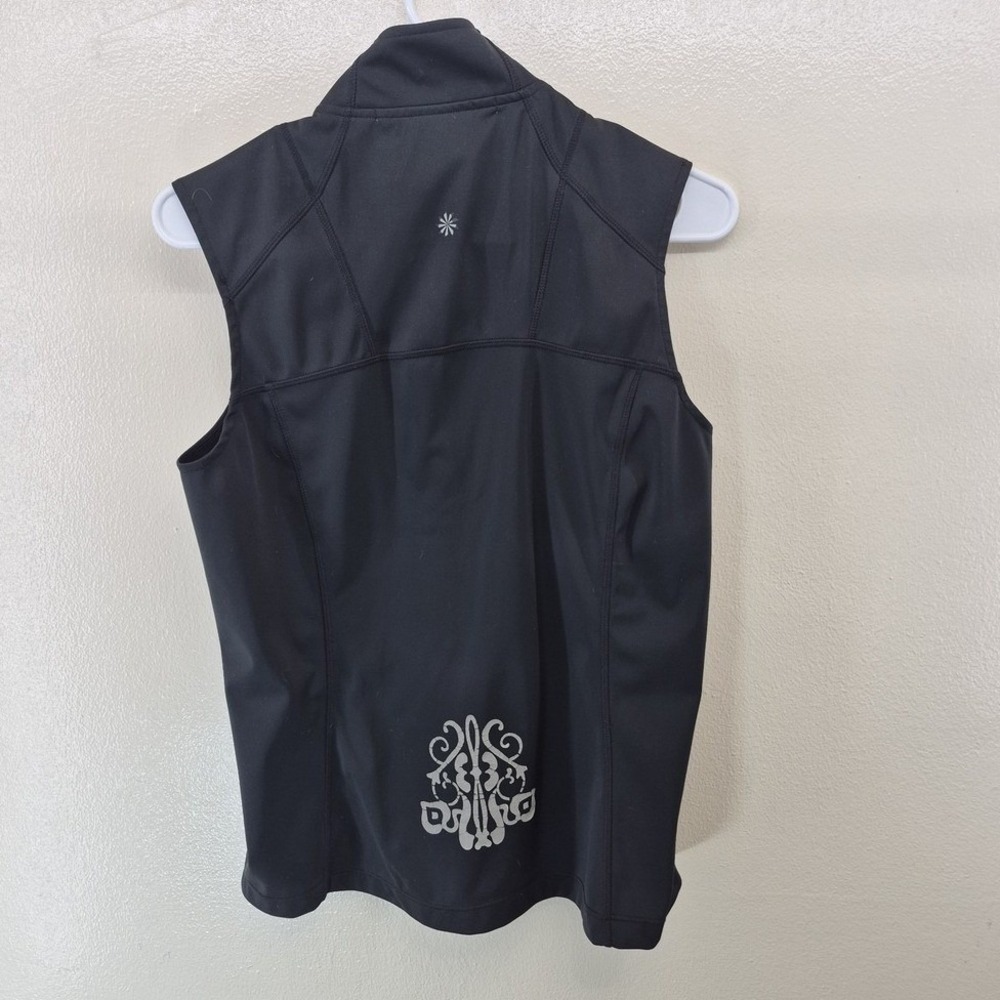 Athleta Vest Womens Small Black Full Zip Gorpcore - Picture 3 of 8